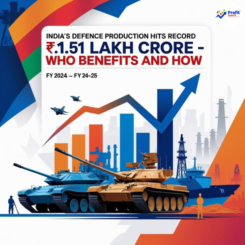 India’s Defence Production Reaches Record ₹1.51 Lakh Crore in FY 2024-25, Boosting Aatmanirbhar Bharat
